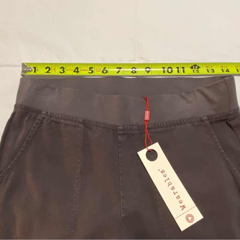 XCVI Wearables Dark Gray Frayed Hem Pants - Picture 3 of 14